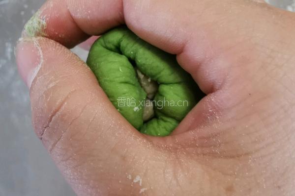 青苹果白芸豆包子的做法图解4