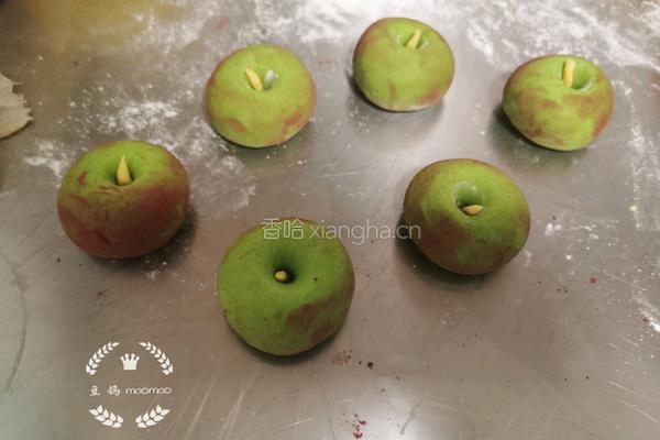 青苹果白芸豆包子的做法图解8