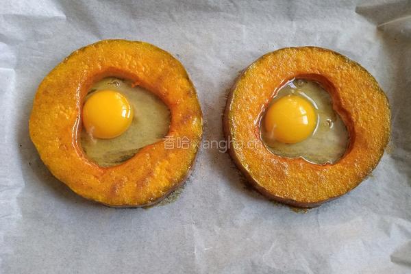太阳蛋烤南瓜圈的做法图解9