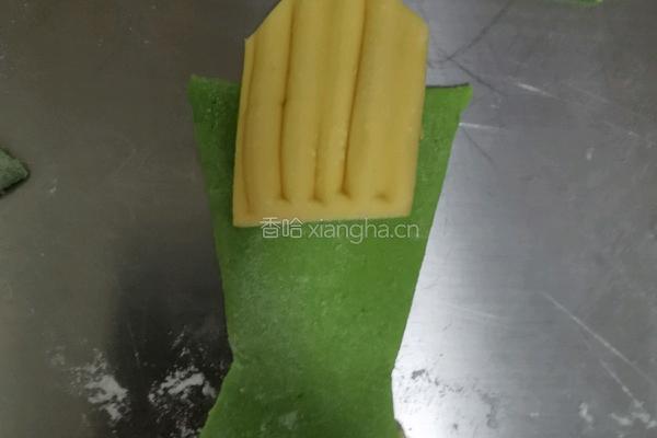 菠菜南瓜薯条馒头的做法图解6