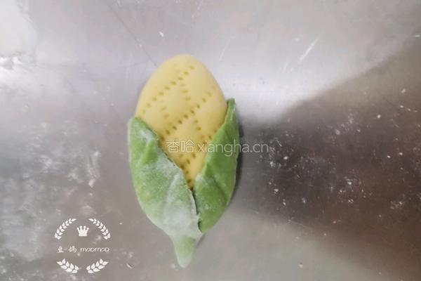 玉米紫薯包的做法图解10
