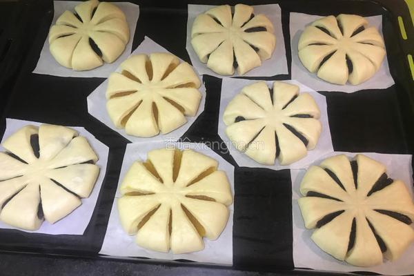 花朵豆沙包的做法图解14