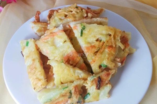 土豆丝煎饼的做法图解7