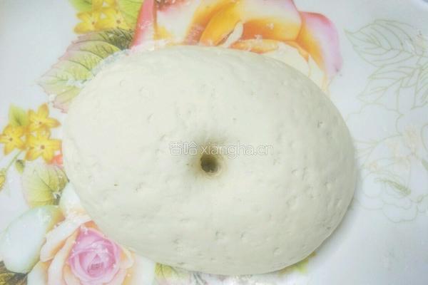 爱心奶黄包的做法图解11