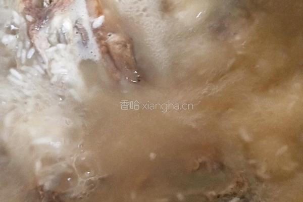 鱼头牛肉粥的做法图解4