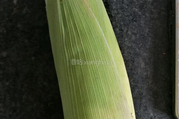 玉米叶裹糯米粉红枣玉米的香甜玉米粑粑的做法图解1