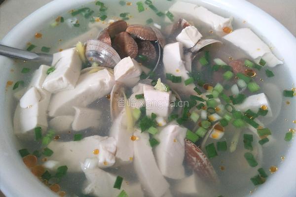 花蛤豆腐汤的做法图解8
