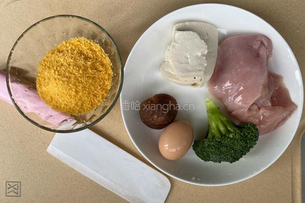 宝宝豆腐鸡块的做法图解1