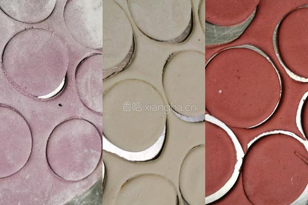 菠菜紫薯彩虹馒头的做法图解6