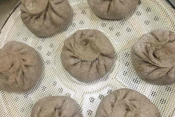 黑全麦面，素馅包子的做法图解15