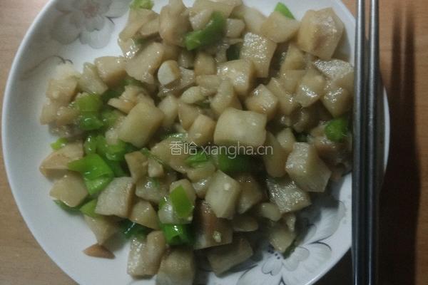 茄子炒尖椒
