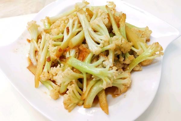 炒花菜的做法图解10