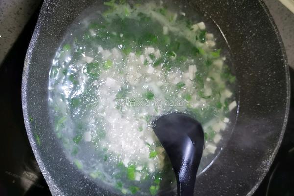 菠菜豆腐汤的做法图解5