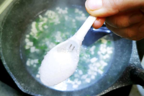 菠菜豆腐汤的做法图解7