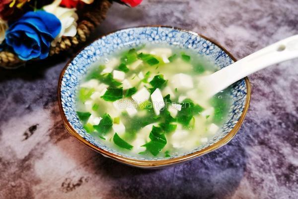 菠菜豆腐汤的做法图解9