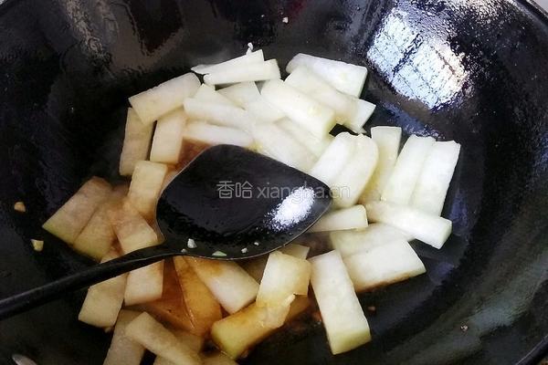 炒冬瓜的做法图解5