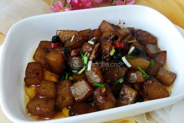 豆瓣酱炒凉粉