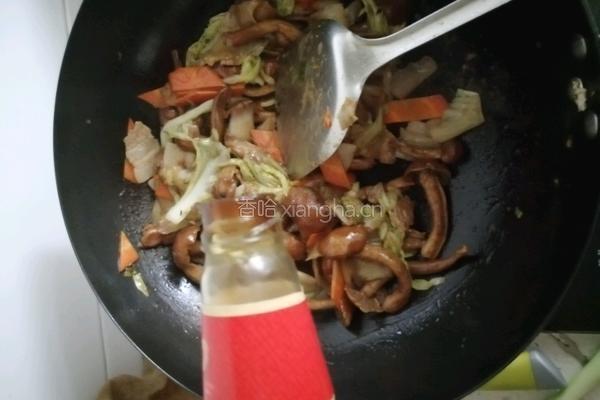 油蘑溜白菜的做法图解10
