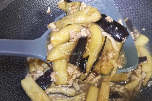 肉末香菇烧茄子的做法图解12