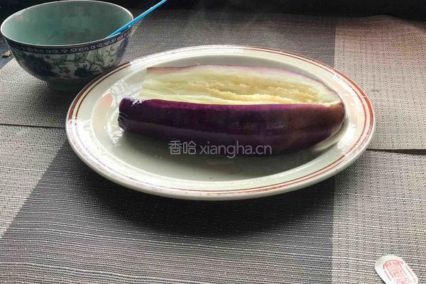 家庭版微波炉烤茄子的做法图解4