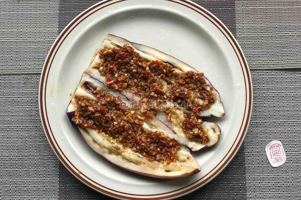 家庭版微波炉烤茄子的做法图解5