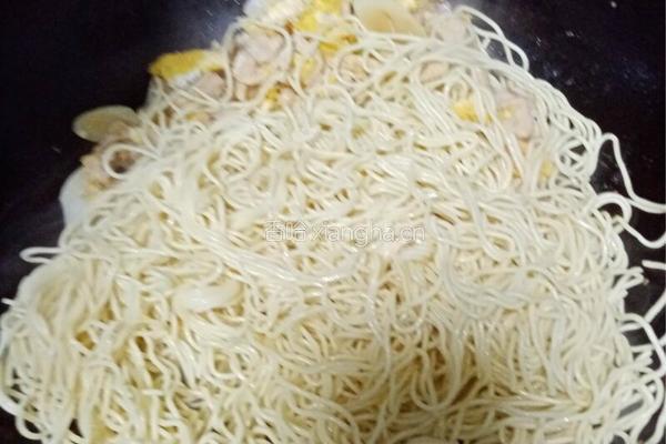 肉丝炒龙须的做法图解4