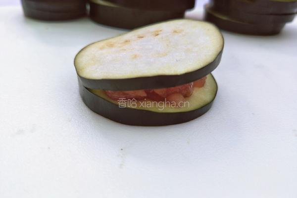 鲜香开胃的鱼香茄盒的做法图解3
