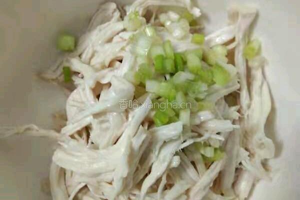 香菇鸡丝粥的做法图解6