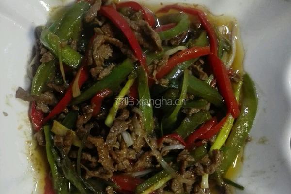 耗油青椒牛肉丝的做法图解8