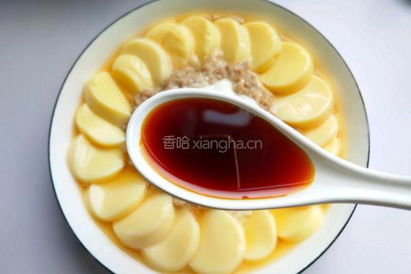 肉末蒸鸡蛋豆腐的做法图解9