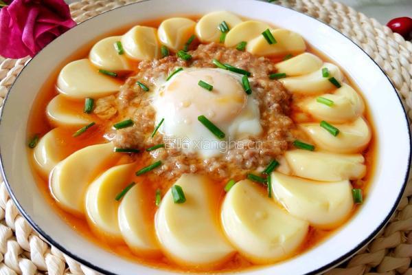 肉末蒸鸡蛋豆腐的做法图解11
