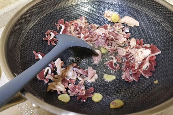 酸菜炒鸭胗的做法图解9