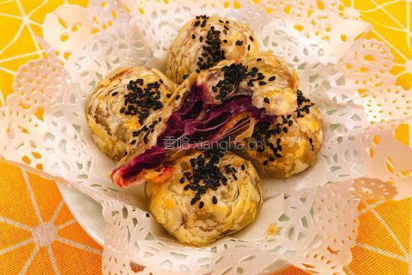 芝士紫薯酥的做法图解16