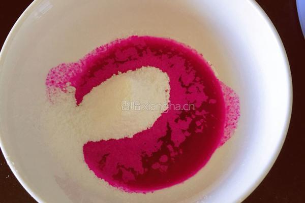 火龙果溶豆的做法图解3