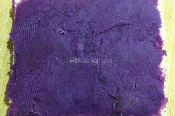 紫薯西多士的做法图解4