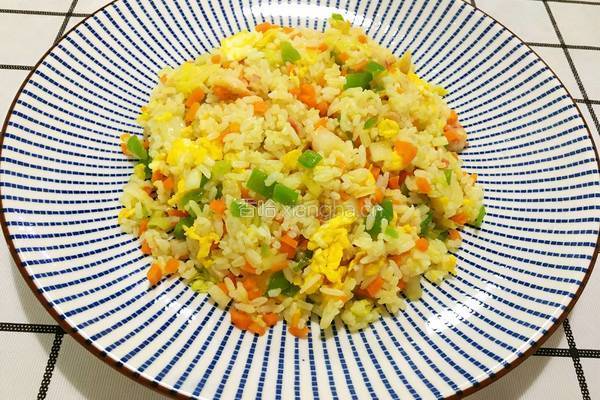 什锦蛋炒饭的做法图解7