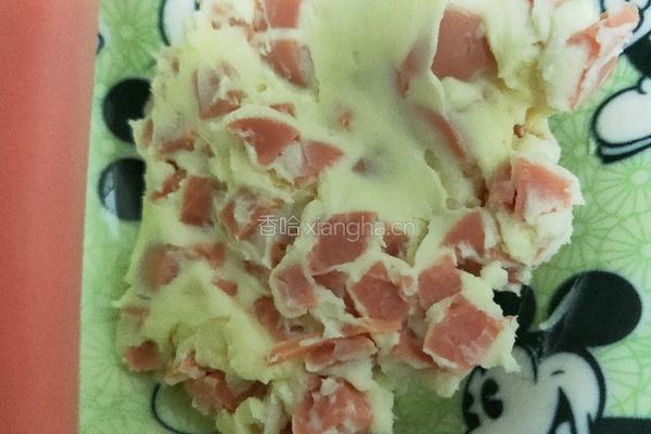 红豆火腿奶酪面包的做法图解5