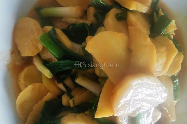 蒜苗慈菇（高阶）的做法图解11