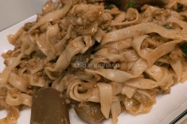 茄子肉糜焖面的做法图解9