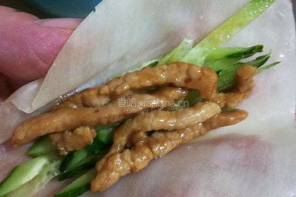 黄瓜肉卷饼的做法图解11