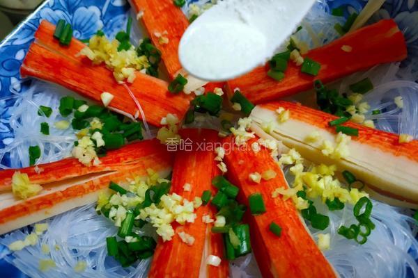 粉蒸蟹肉棒的做法图解4