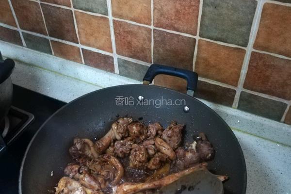 红烧鹅肉的做法图解6