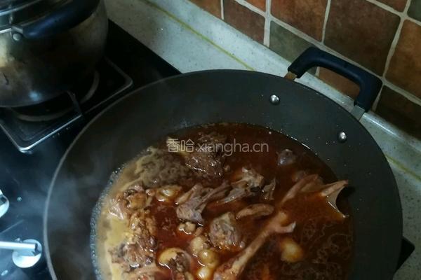 红烧鹅肉的做法图解7