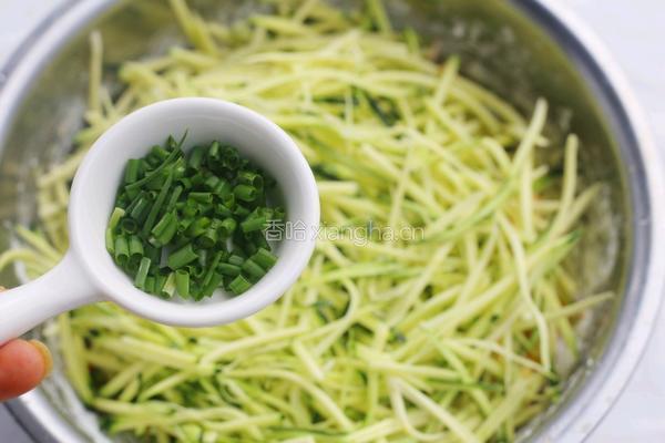 香煎南瓜丝鸡蛋饼的做法图解7