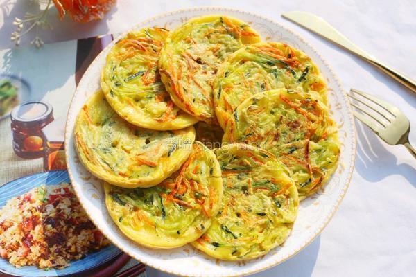 香煎南瓜丝鸡蛋饼的做法图解15