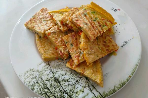 胡萝卜香葱鸡蛋饼的做法图解6