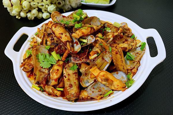 辣炒蛏子的做法图解6