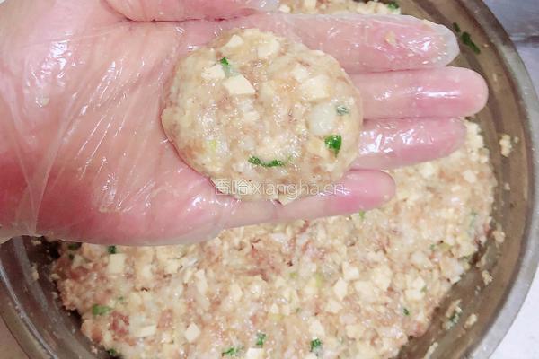 鱼泥鲜肉排的做法图解5