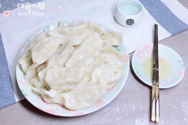 扇贝鲜肉玉米饺的做法图解13