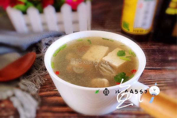 牡蛎豆腐汤的做法图解9